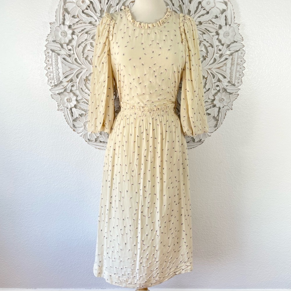 {MUNTHE} Curtis Floral Midi Dress, Size 38/8
